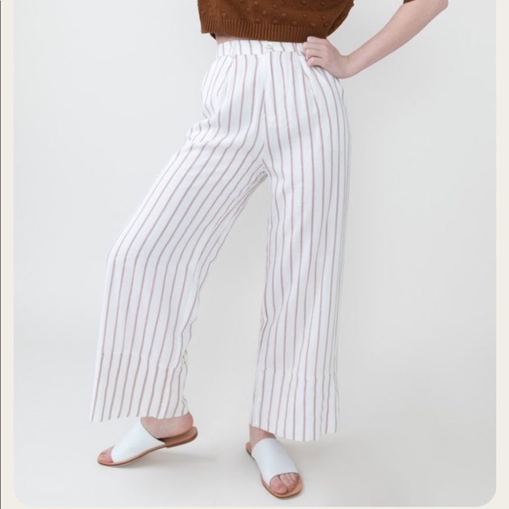 Sancia Cropped Wide Leg Pants